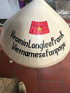 Chapeau conique non vietnamien léger pour les festivals de protection solaire en plein air et les performances culturelles Blue Lotus Ms.Cherish - Product Image 2