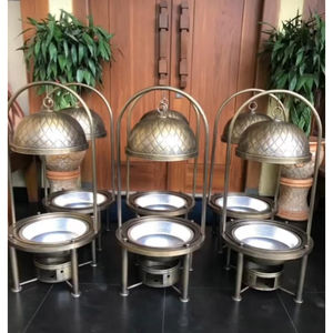 ขายส่ง Chaffing จานอาหารบุฟเฟ่ต์อุ่นงานแต่งงานทุกโอกาสตกแต่งจัดเลี้ยงจานเสิร์ฟอาหาร Chaffing จาน - Product Image 4