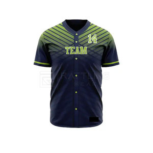 Uniformes de baseball et de softball pour hommes de grande taille Vêtements de sport respirants avec impression par sublimation Vente en gros durable disponible - Product Image 4