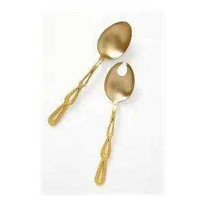 Juego de Cubiertos de Latón de Alta Calidad Hechos a Mano, Juego de Cubiertos para Servir Alimentos - Product Image 4