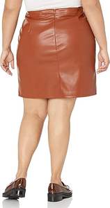 Jupes en cuir grande taille pour femmes - Product Image 4