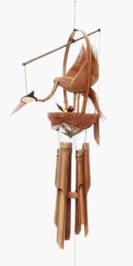 Carillons éoliens en bambou artisanal: rehaussez votre décor avec un artisanat durable du Vietnam - Product Image 3