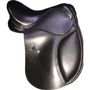 Sillín de cuero elegante de doma negro EN 14 15 16 17 18 dólar 45 - Product Image 4