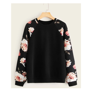 เสื้อสเวตเชิ้ตผู้หญิงคอกลมลายตัวอักษร สไตล์ลำลอง น้ำหนักเบา สำหรับฤดูหนาว คุณภาพสูง ราคาโรงงาน รับผลิตตามสั่ง ขายส่ง - Product Image 1