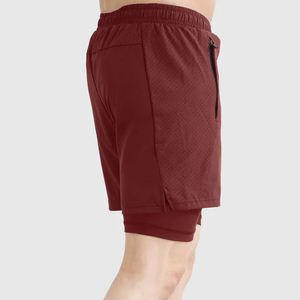 Séchage rapide Polyester grande taille Oem Logo personnalisé Sports casual Shorts de plage pour hommes en stock Gym Mesh Running Pants Shorts pour hommes - Product Image 5