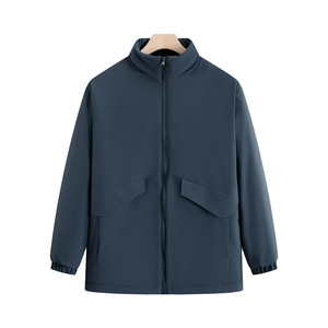 Chaqueta de Trabajo para Exteriores, Cuello Alto, Impermeable, Forro Polar, Gruesa, Cálida, Acolchada de Algodón, Cortavientos para Hombre y Mujer, Otoño Invierno - Product Image 3