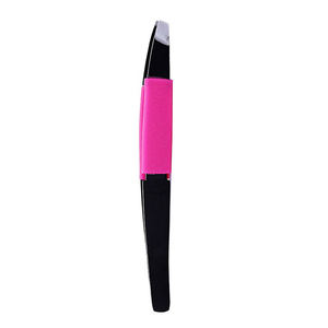 Custom Made Stainless Steel Slanted Tip Type <b>Eyebrow</b> <b>Tweezers</b> Black Color 4" Remove Forehead Hair <b>Eyebrow</b> <b>Tweezers</b> - Product Image 5