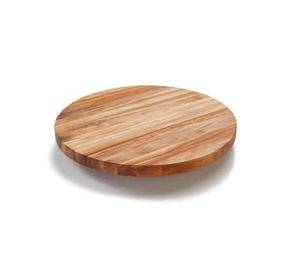 Plateau tournant en bois d'acacia personnalisé pour la cuisine, organisateur de placard, plateau de rangement rond en bois, artisanat indien - Product Image 6