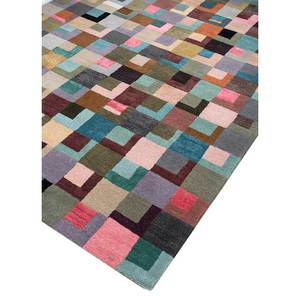 Alfombra Acar Clásica de Lana y Viscosa con Diseño Geométrico Abstracto Rectangular para Pasillo, Jacquard de 10 mm para el Hogar, Leq-71(Md) - Product Image 2