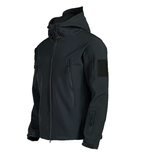 Veste Softshell Homme OEM Élégante à Capuche – Design Urbain Moderne, Coupe-Vent et Résistante à l'Eau – Manteau Tendance pour Trajet Quotidien - Product Image 3