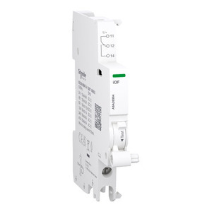 Para Schneider Electric A9A26904 Acti9 IOF Contacto Auxiliar 100mA a 6A 24VAC a 415VAC 24-130VDC 1 C/O Inferior - Product Image 1