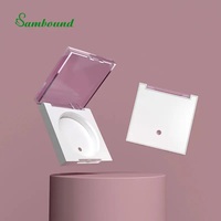 Grand plateau en aluminium de capacité de 10ml plateau de contour de fard à joues en PET respectueux de l'environnement pour boîte à poudre remplaçable cosmétique
