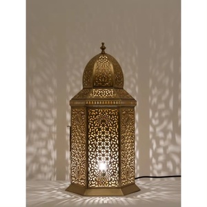 Modern Design Metal Moroccan Candle <b>Lanterns</b> in Gold Color For Home & Wedding tabletop Decoration Handmade <b>Lanterns</b> - Product Image 2