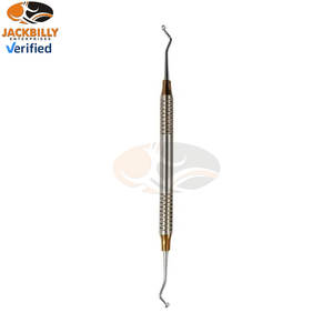 Juego de Instrumentos de Diagnóstico Dental de Acero Inoxidable Manual de Alta Calidad, Recubrimiento de Plasma Dorado, Examen Bucal Básico Profesional - Product Image 5