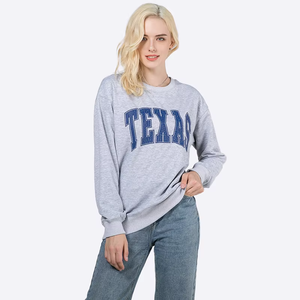 Custom Women's <b>Winter</b> Long Mock Neck Fleece Sweatshirt Pullover with Custom Color and Letter <b>Decoration</b>-Wholesale - Product Image 2