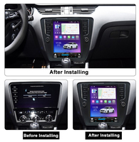 MEKEDE-Reproductor de audio para coche, sistema de radio con Android TS, WIFI, 4G, DVR, DSP, TMPS, para Skoda Octavia 2013-2015