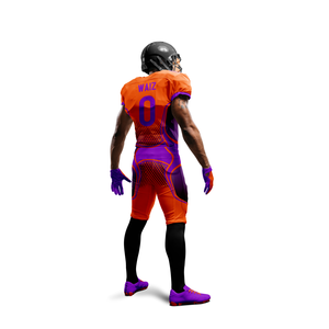 2025ชุดอเมริกันฟุตบอลของเยาวชนผู้ใหญ่แบบเย็บปักดีไซน์ล่าสุดสำหรับทีมสิ่งทอลายทแยงและชื่อระเหิดแบบเต็มรูปแบบ - Product Image 2