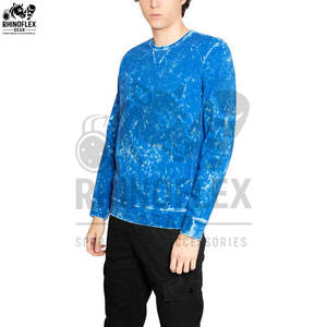 Sweat-shirts pour hommes de qualité supérieure, tendance, en coton mélangé, à manches longues, effet délavé, pour l'hiver - Product Image 3