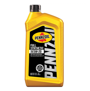 Aceite de motor Pennzoil sintético completo 5W-20, 1 cuarto de galón (0.946 L), lubricante de motor para motores de automóviles - Product Image 1