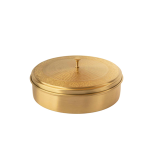 Premium Etching <b>Masala</b> <b>Box</b> Carved Spice Holder with Sections High Quality Kitchenware - Product Image 1