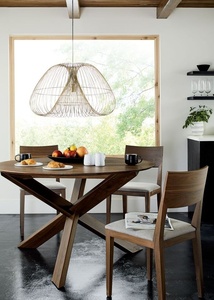 Chaise de salle à manger Thalia en teck acajou bois de suar 1411354 - Product Image 6