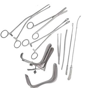 Juego básicos de instrumentos quirúrgicos de ginecología DNC Fuente de alimentación manual Paquete de acero inoxidable de 9 piezas - Product Image 5