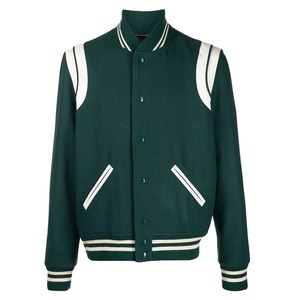 New <b>Men's</b> Basic Leather <b>Letter</b> <b>Man</b> Baseball Varsity <b>Jacket</b> Bomber Outwear Baseball Letterman Varsity <b>Jacket</b> - Product Image 1