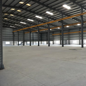 טרום פלדה מסגרת פלדה מסגרת מבנה פלדה צינור מבנה גג עבור סככת מחסן תעשייתי - Product Image 2