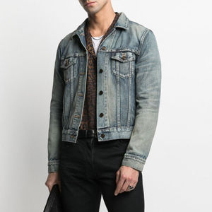 Chaqueta de calidad superior para hombre, chaqueta vaquera, abrigo vaquero abotonado informal, ropa de abrigo elegante para hombre, perfecta para Otoño e Invierno - Product Image 2