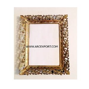 Cadre photo de décoration couleur or design antique cadre photo de luxe de qualité supérieure en gros décoration moderne cadre photo fantaisie - Product Image 1