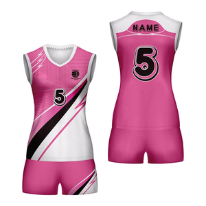 Uniformes de voleibol de ropa deportiva al por mayor, servicio OEM, diseñe su propio uniforme de voleibol sin mangas por sublimación para hombres - Product Image 4