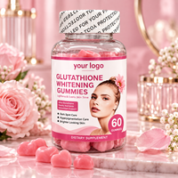 Gummies de beauté au glutathion et au collagène pour éclaircir la peau des adultes