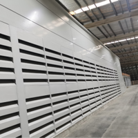 Silencieux d'air à persiennes sur mesure pour système de ventilation mécanique d'usine