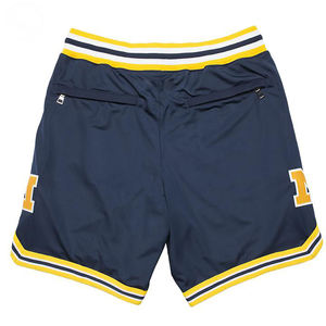 Pantalones Cortos de Baloncesto Personalizados para Hombre y Mujer, Transpirables, Antibacterianos, de Secado Rápido, Talla Grande, Diseño de Estrellas Sublimadas en Poliéster Azul Marino - Product Image 5