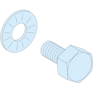 Componenti Industriali SCHNEIDER ELECTRIC LVS04195 40 Viti Classe 8.8 M6X16/Barra Filettata - Product Image 1