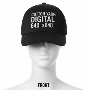 หมวกเบสบอล5แผงเส้นด้ายฝ้ายปรับขนาดได้ผ้าระบายอากาศออกแบบพิมพ์ลายดิจิทัลสำหรับผู้ชายผู้หญิงหมวกส่งเสริมการขายที่กำหนดเอง - Product Image 1