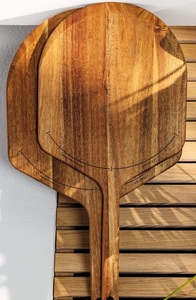 เขียงไม้หนาขนาดใหญ่พร้อมผิวเคลือบน้ำมันติดทนนานสำหรับเชฟมืออาชีพและห้องครัวที่บ้าน - Product Image 2