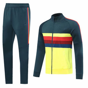 Haute qualités 2023 nouveauté gros Logo personnalisé impression Sport veste à glissière homme noir survêtement football formation - Product Image 3