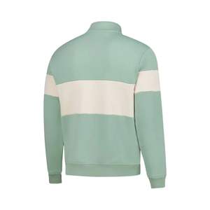 Estilo de lujo Gimnasio Fitness Media cremallera Algodón Poliéster Transpirable Durable Cómodo al aire libre Hombres Sudaderas - Product Image 2