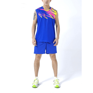 Chemises et Shorts de volley-ball à Sublimation complète, uniforme imprimé pour tenue d'équipe - Product Image 4