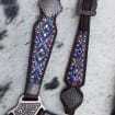 High Quality <b>Leather</b> Horse Tack Set Western Style Breast Collar & Headstall with Floral <b>Tooling</b> Wholesale from Direct Factory - Product Image 2