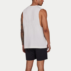 เสื้อแขนกุดแห้งเร็วของผู้ชายเสื้อสไตล์สตรีทแห้งเร็วโลโก้ของตัวเอง - Product Image 6
