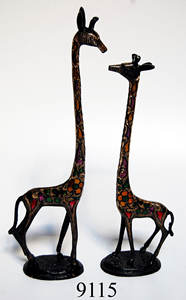 Statue de cerf en laiton faite à la main avec laiton personnaliser la conception en relief et les finitions brillantes Statue de Sculpture de cerf fabriquée en Inde - Product Image 4