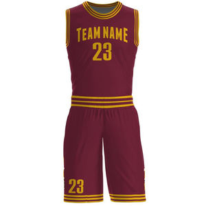 TF personalizado Reversible baloncesto Jersey impreso diseño liso BSCI verano malla pantalones cortos con Logo sublimación baloncesto uniforme - Product Image 1