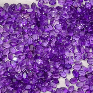 Meilleure qualité violet améthyste 6x4mm faisant pour pendentif améthyste pierre taillée 200 cts lot de gros - Product Image 2