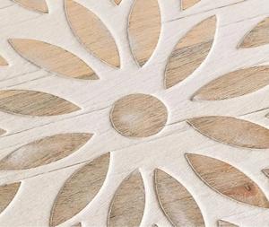 Taburete moderno de madera maciza de alta calidad, muebles de sala de estar, diseño de dormitorio, marco de madera maciza, silla de Banco otomana redonda - Product Image 3