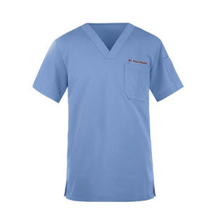 Uniforme de médecin de gommage d'infirmière de mode pour hommes de qualité supérieure-Uniforme d'hôpital en polyester de survêtement de nouveau style pour hommes fabriqué au Pakistan - Product Image 4