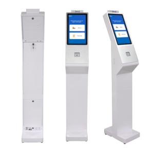 Tầng thường vụ 15.6 inch Tích hợp phần mềm tự dịch vụ <span class=keywords><strong>kiosk</strong></span> PoE Android <span class=keywords><strong>kiosk</strong></span> thanh toán với mã QR Máy quét máy ảnh - Product Image 1
