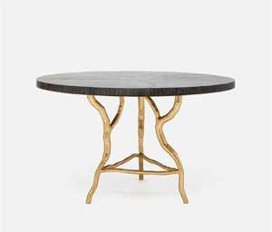 Muebles Modernos de Lujo para Sala de Estar, Mesa de Centro de Hierro de Alta Calidad, Base de Metal con Acabado Natural y Recubrimiento en Polvo Ajustable - Product Image 3