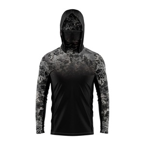 Sudadera de Pesca Ligera y Transpirable de Manga Larga con Orificios para los Pulgares, Protección Solar Anti-UV UPF 50+, Secado Rápido, Nuevo Diseño, Talla Grande - Product Image 1